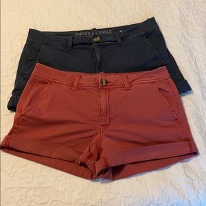 Lot of 2 American Eagle midi shorts size 12